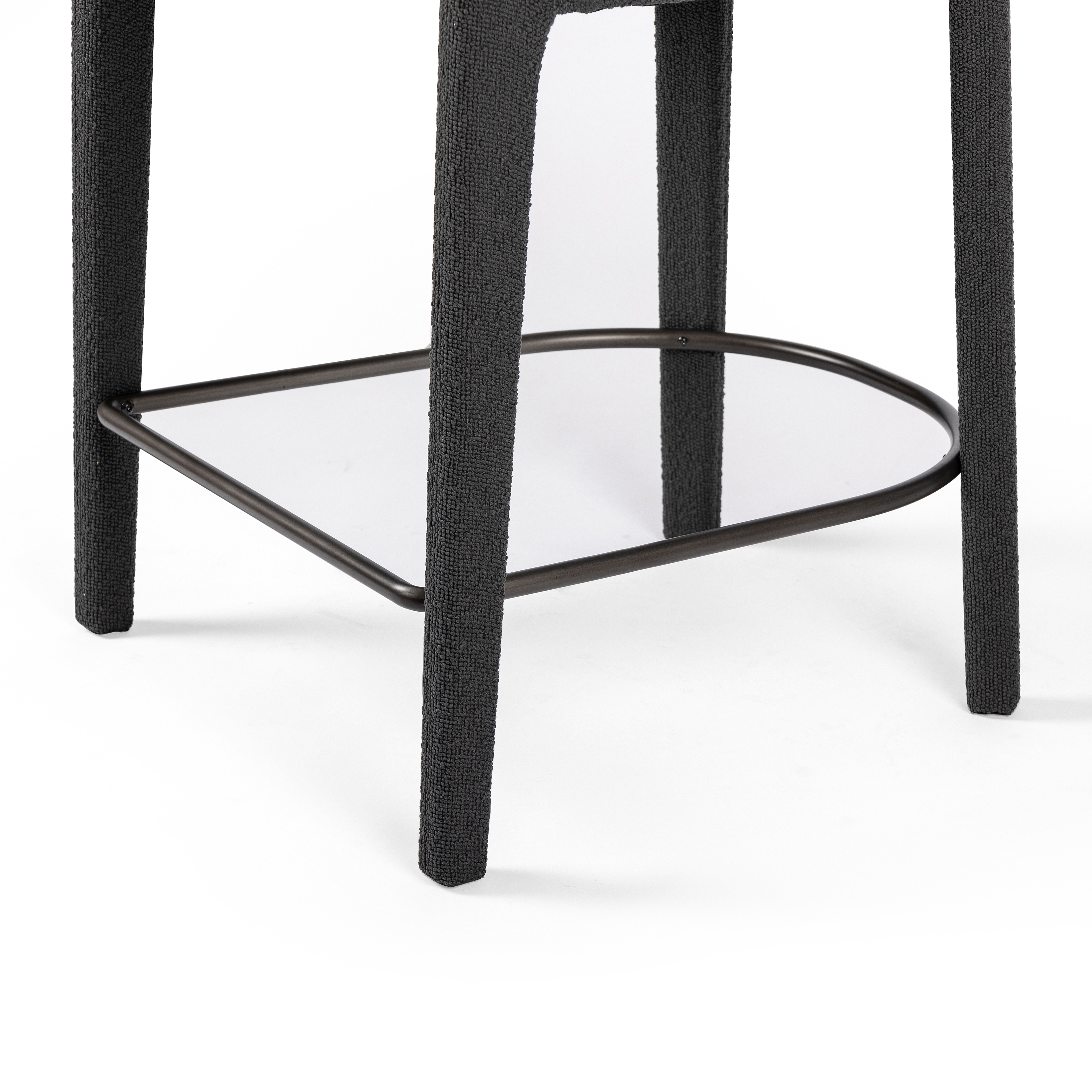 Hawkins Bar + Counter Stool - FIQA Boucle Charcoal - Image 9