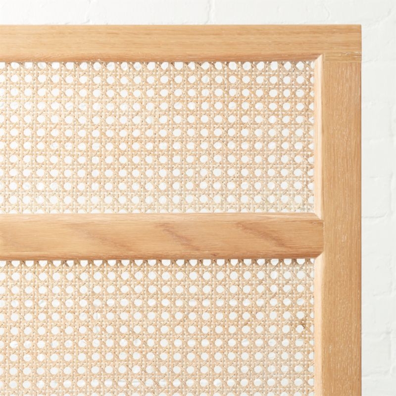Segment Headboard King + White Washed Wood Frame - Image 3