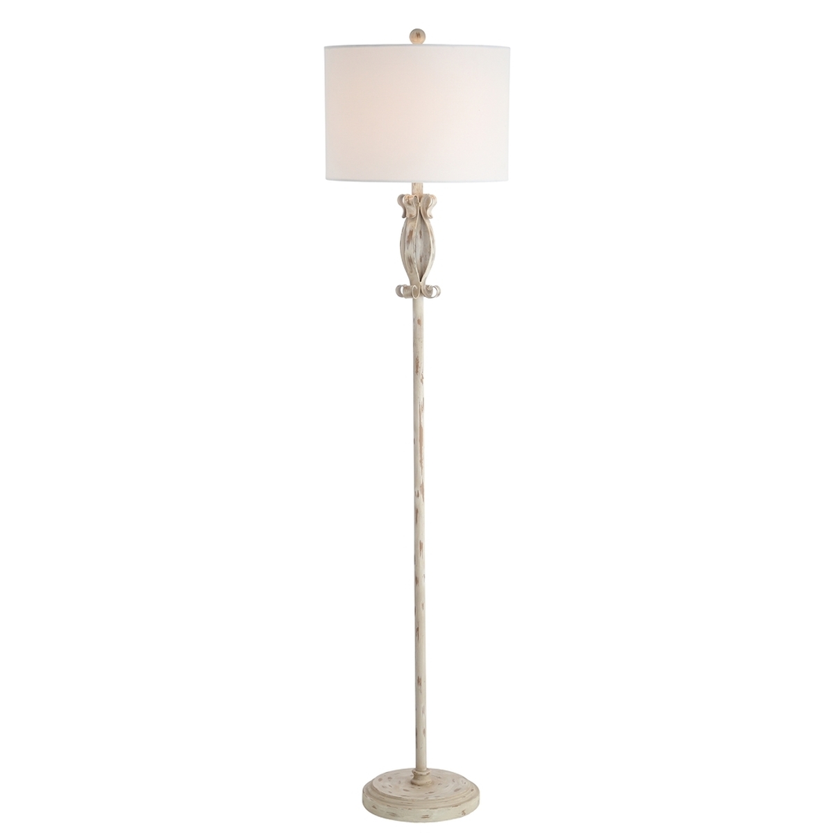Philippa Floor Lamp - White Washed - Arlo Home - Image 1