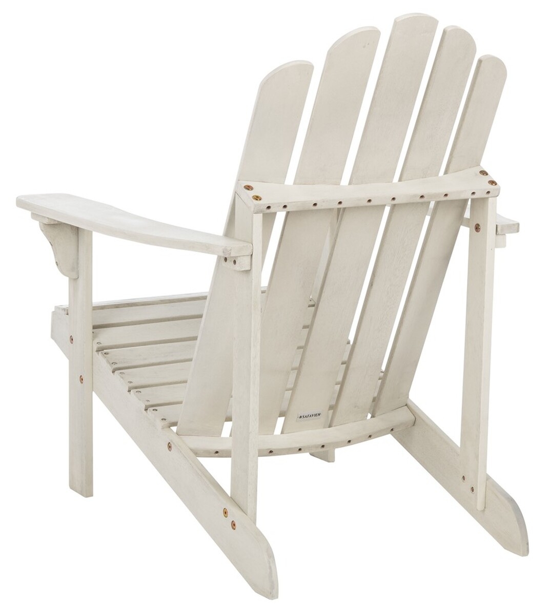 Topher Adirondack Chair - White - Safavieh - Image 8