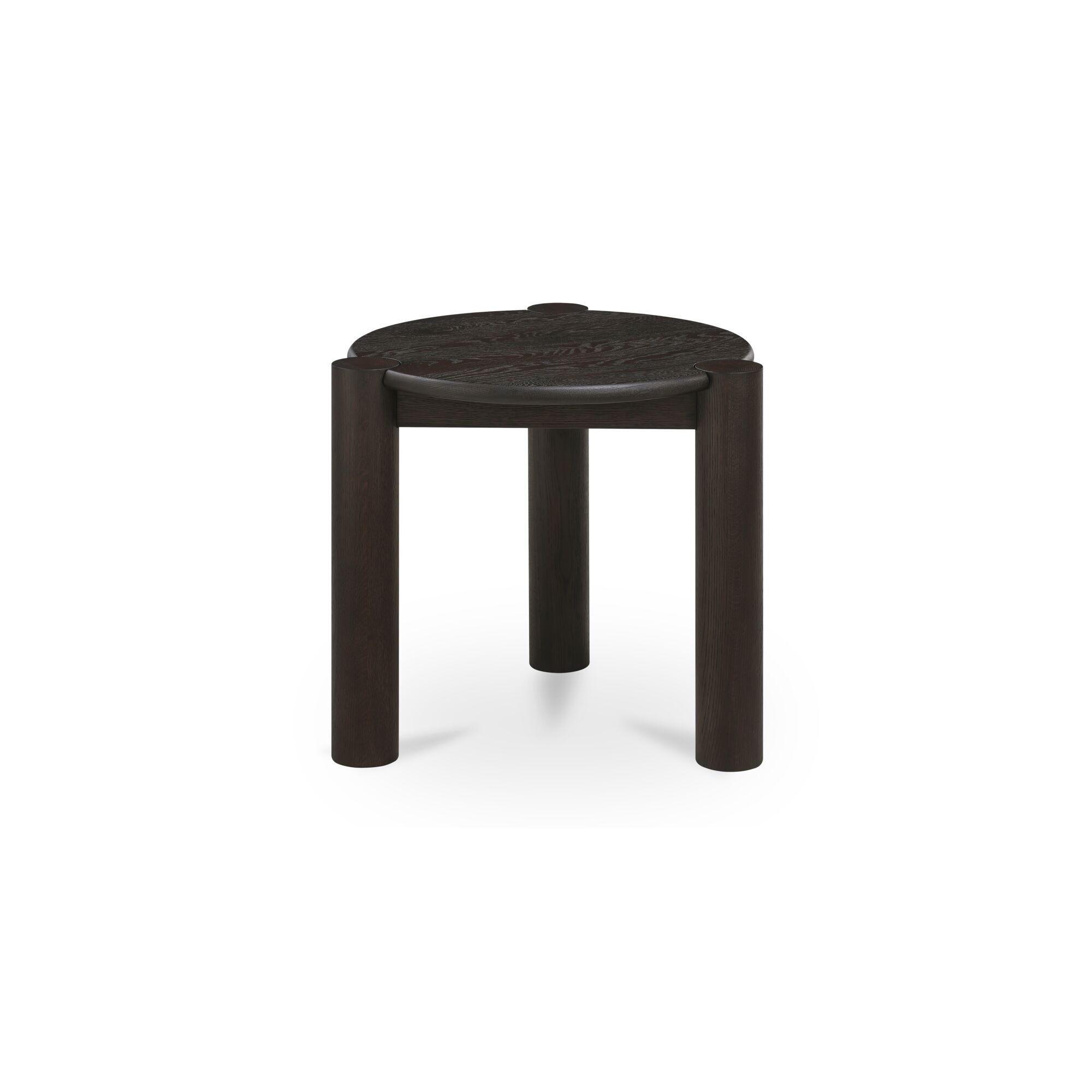 Jack Side Table Brushed Dark Brown - Image 0