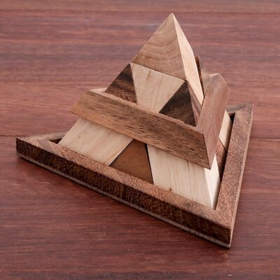 Felsted 14 Piece Intricate Pyramid Wood Puzzle Set - Image 0