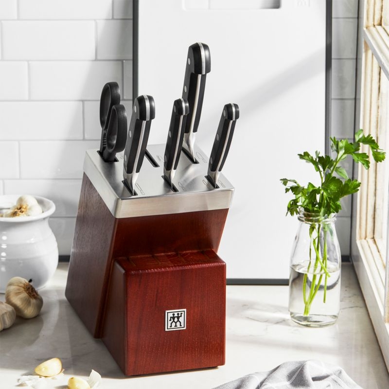 ZWILLING ® Pro 7-Piece Self-Sharpening Knife Block Set - Image 1