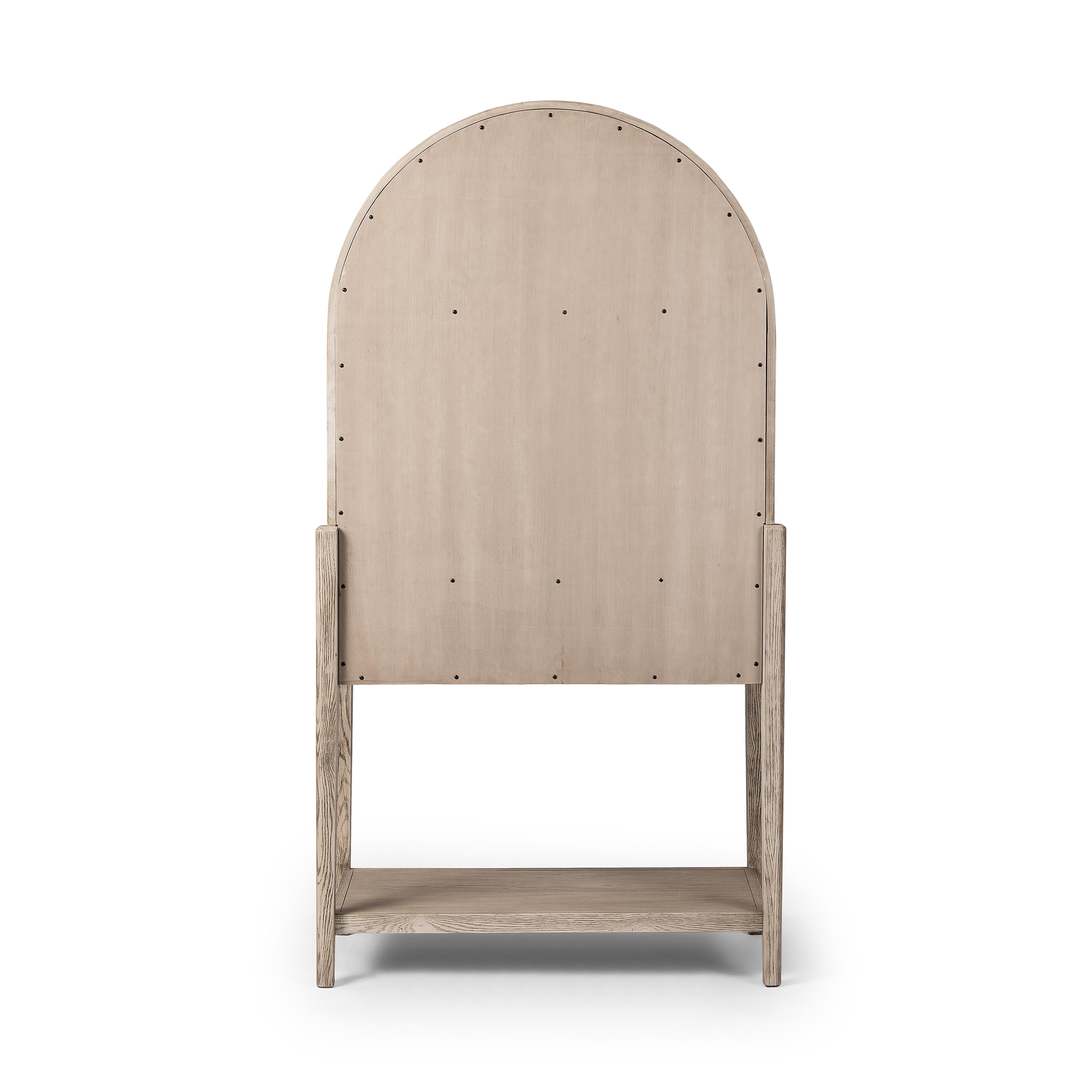 Tolle Bar Cabinet - Rustic White Solid - Image 5