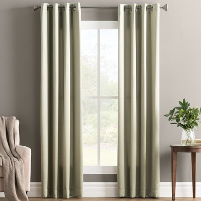 Wayfair Basics Solid Room Darkening Grommet Curtain Panel - Image 0