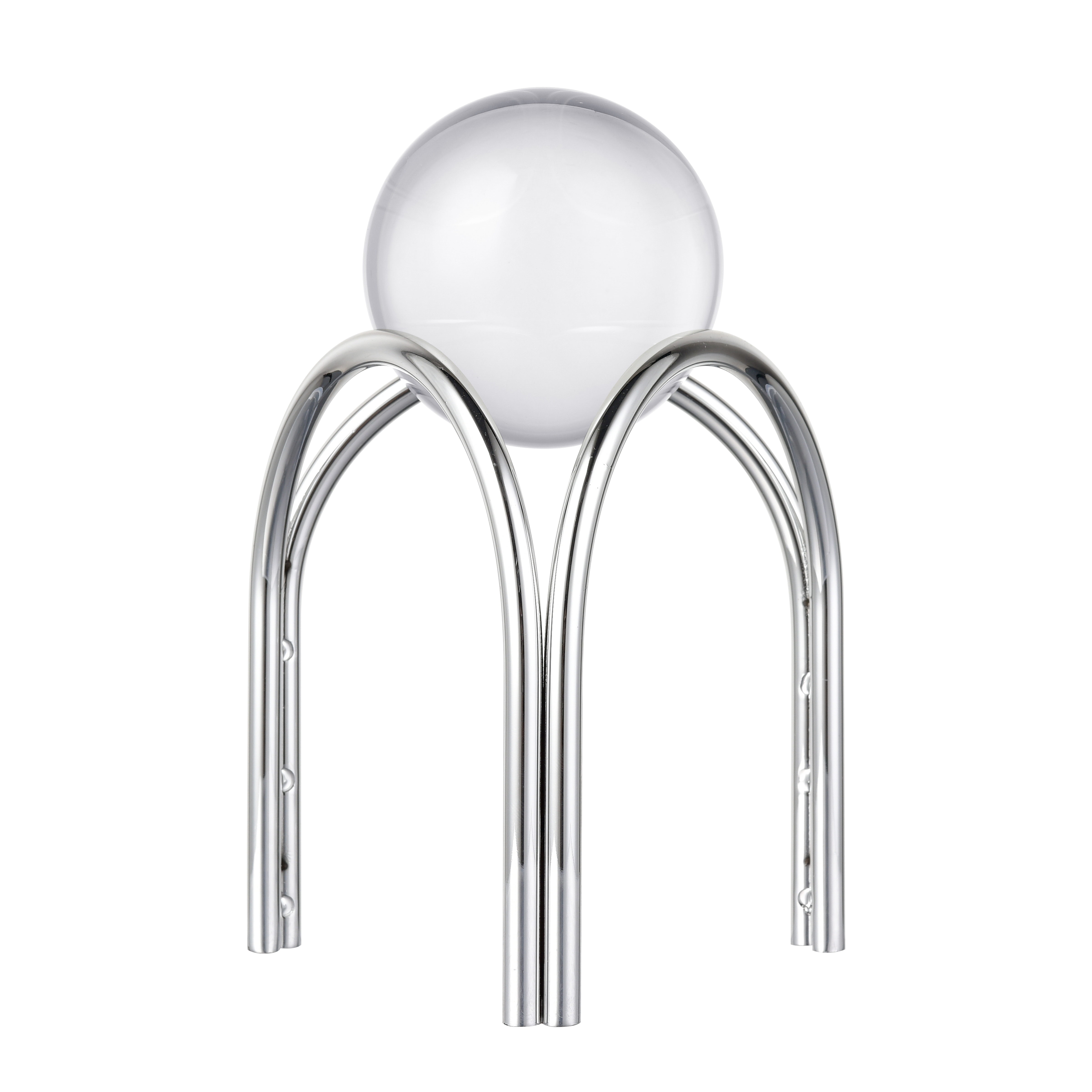 Sibyl Orb Stand - Set of 2 Silver - Image 1