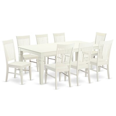 Beesley Butterfly Leaf Rubberwood Solid Wood Dining Set - Image 0