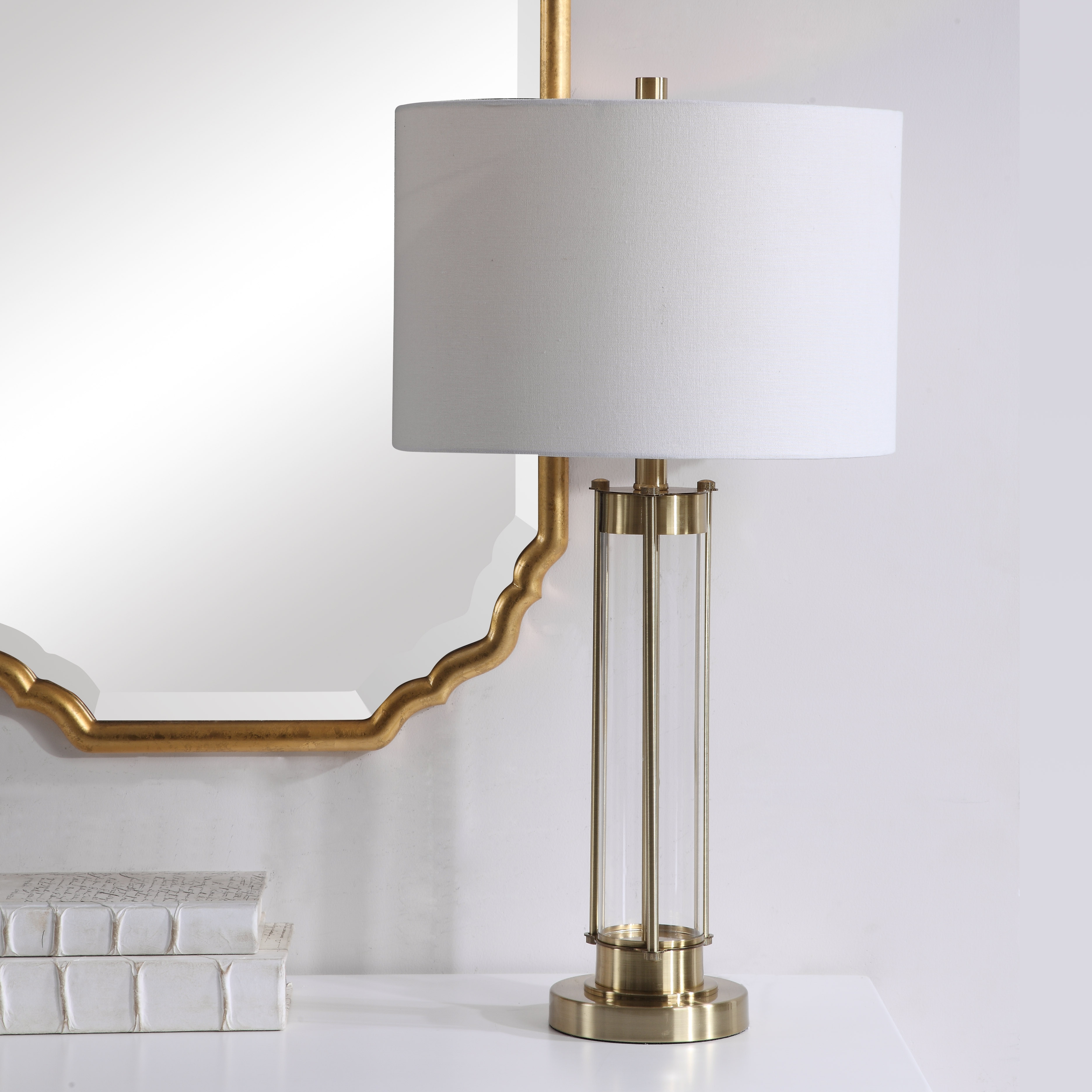 TABLE LAMP - GOLDEN BRASS - Image 0