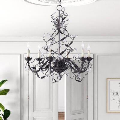 Cassi 6 - Light Candle Style Classic / Traditional Chandelier - Image 0