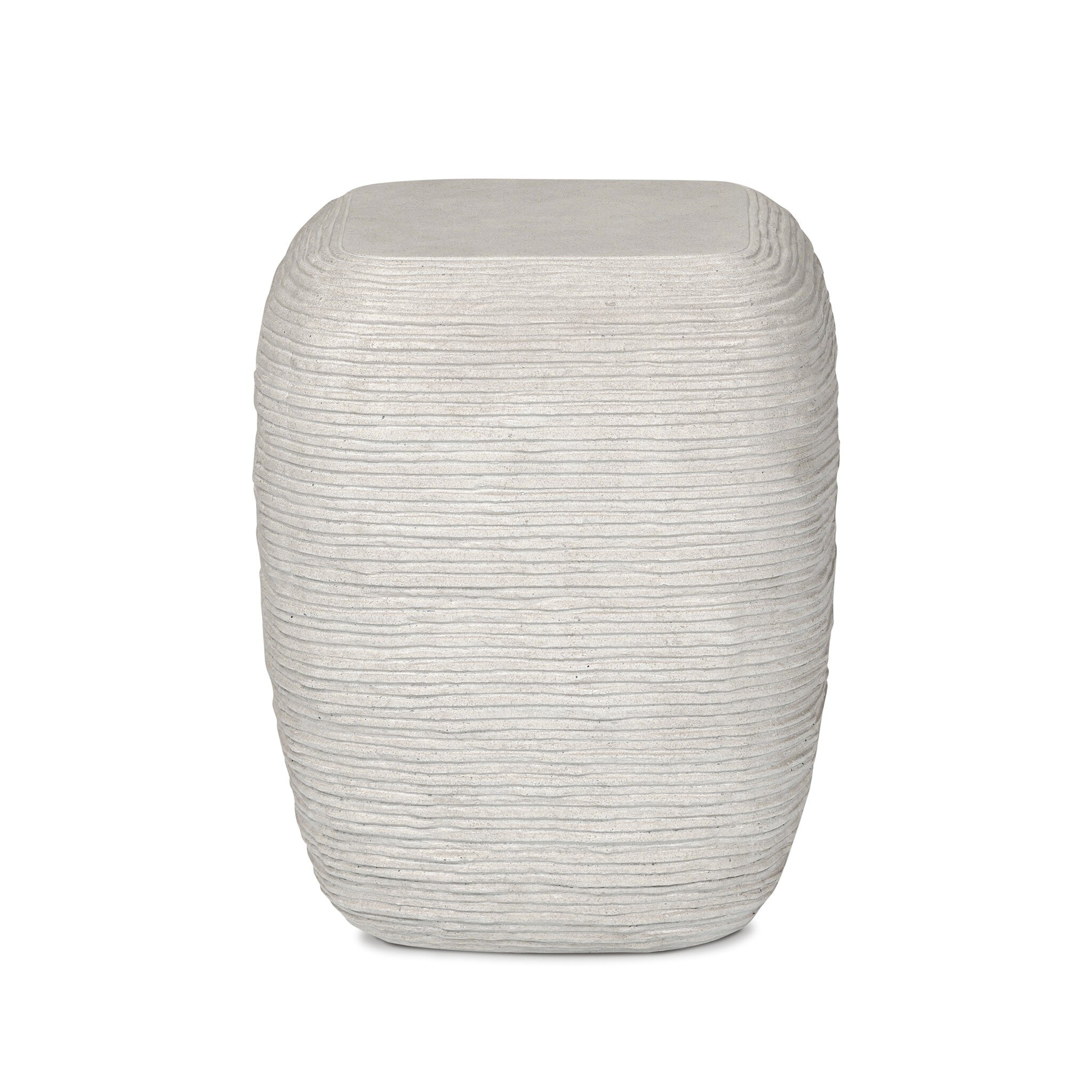 Cirri End Table - Smooth Lunar Concrete - Image 0