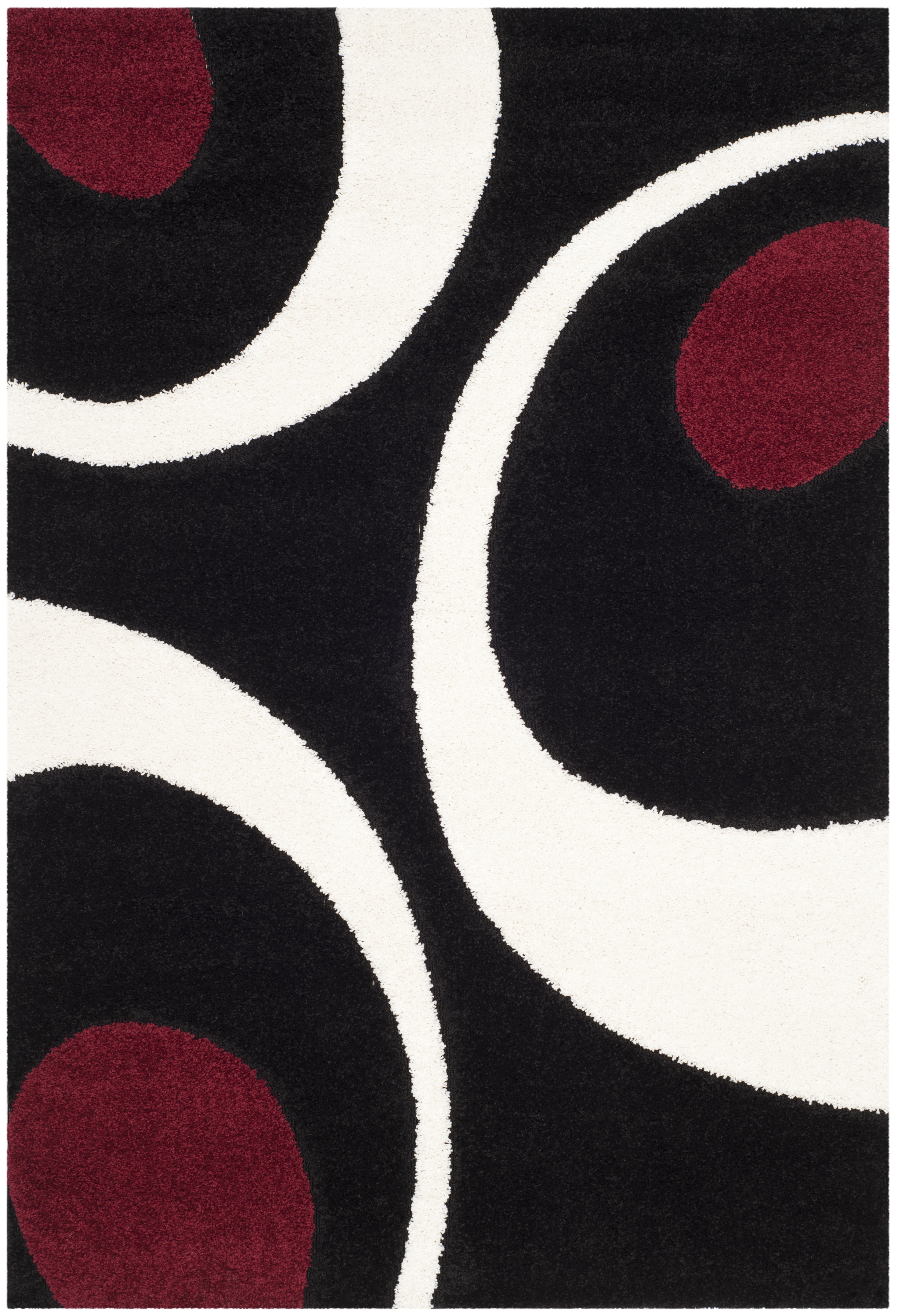 Arlo Home Woven Area Rug, SG474-9012, Black/Ivory,  8' 6" X 12' - Image 0