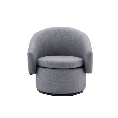 Faning 27" W Linen Blend Barrel Chair - Image 0