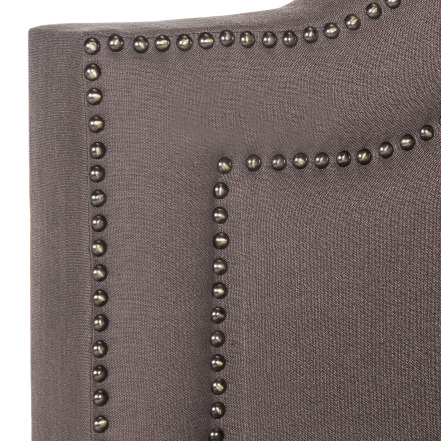 Theron Bed - Dark Taupe/Brass - Full - Safavieh - Image 2
