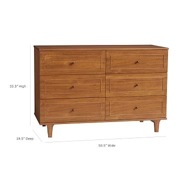 Dawson Extra-Wide Nursery Dresser, Acorn, In-Home Delivery - Image 2