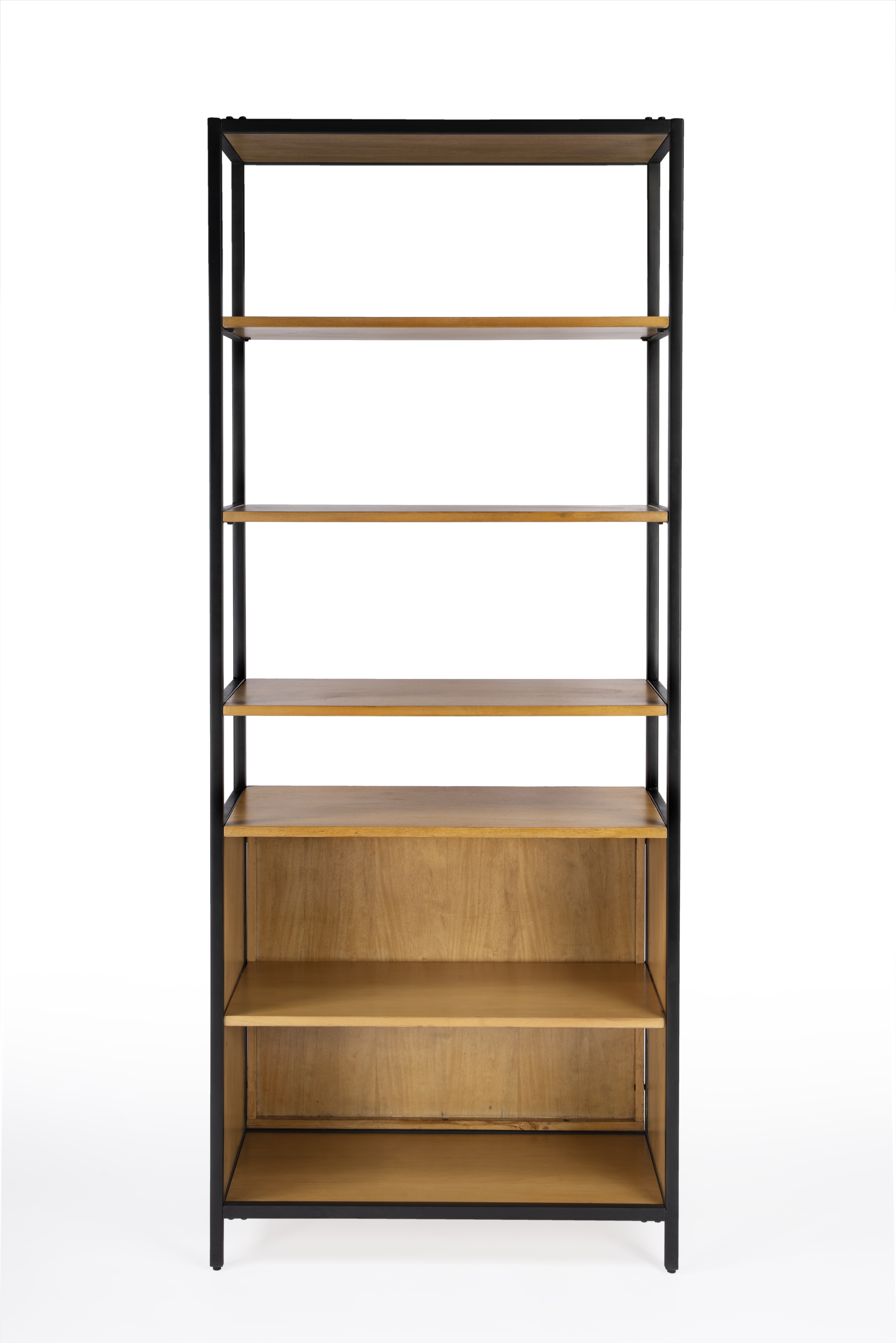 Hans Natural Rustic Finish Bookcase - Image 1