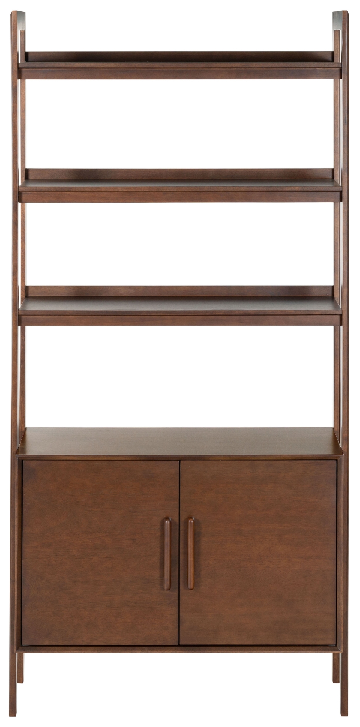 Pasquali Wood Cabinet Bookshelf - Walnut - Image 0