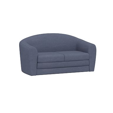 Bristol Sleeper Sofa, Enzyme Washed Canvas Storm Blue - Image 0