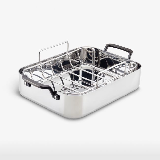 KitchenAid ® 18.5" Stainless Steel Roasting Pan with Rack - Image 0