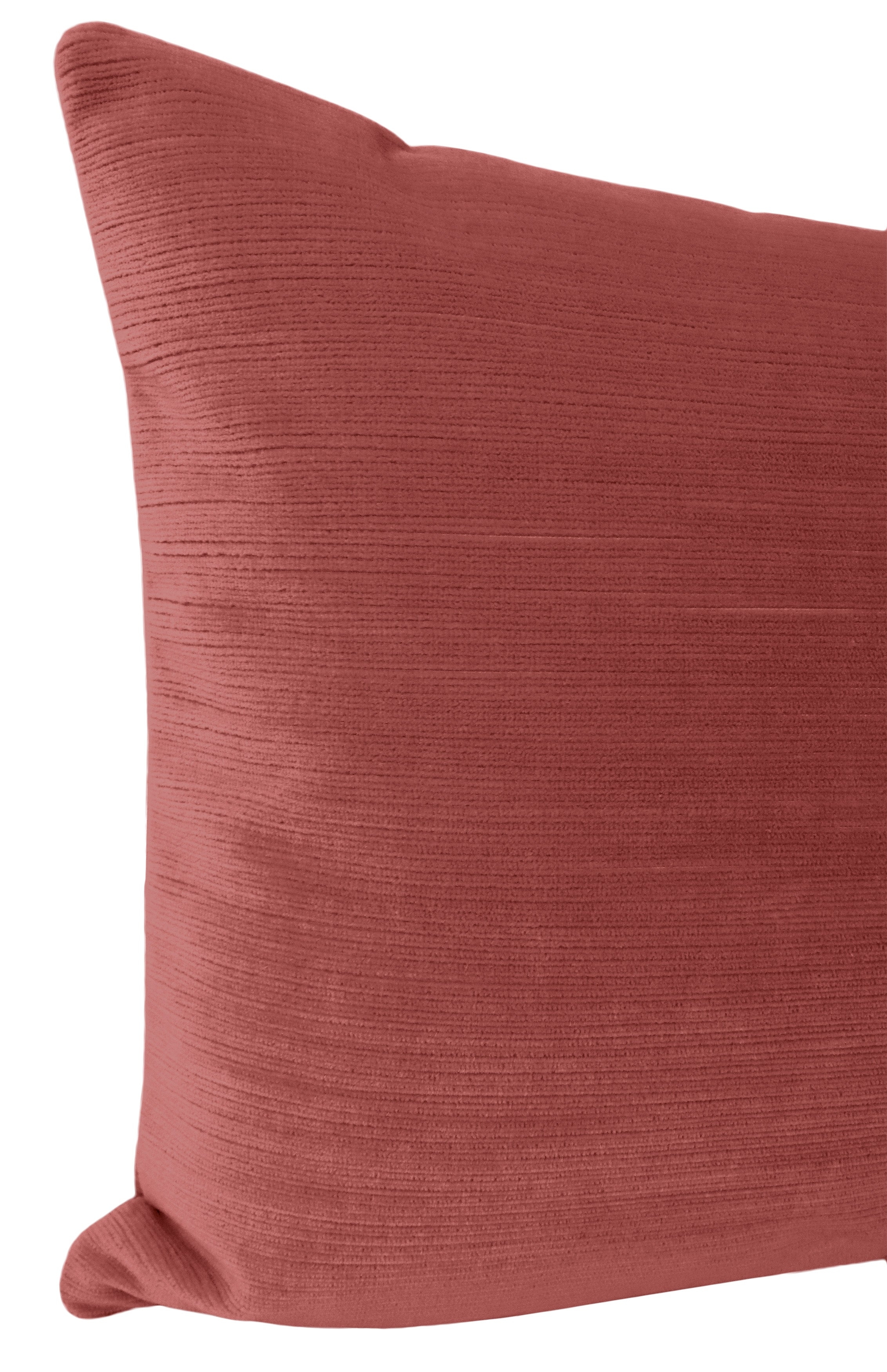 THE XL LUMBAR :: STRIE VELVET // ANTIQUE ROSE - BY THE YARD - Image 3