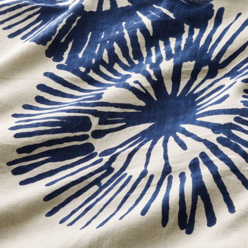Haana King Blue Floral Duvet Cover - Image 1