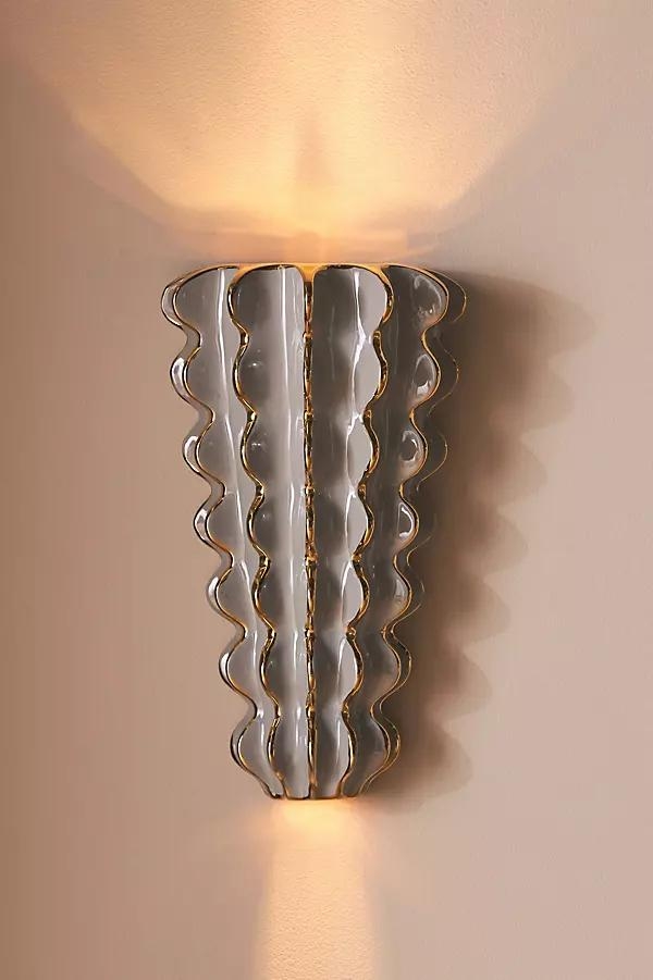 Corbett Esperanza Sconce By Corbett Lighting in Silver - Image 0
