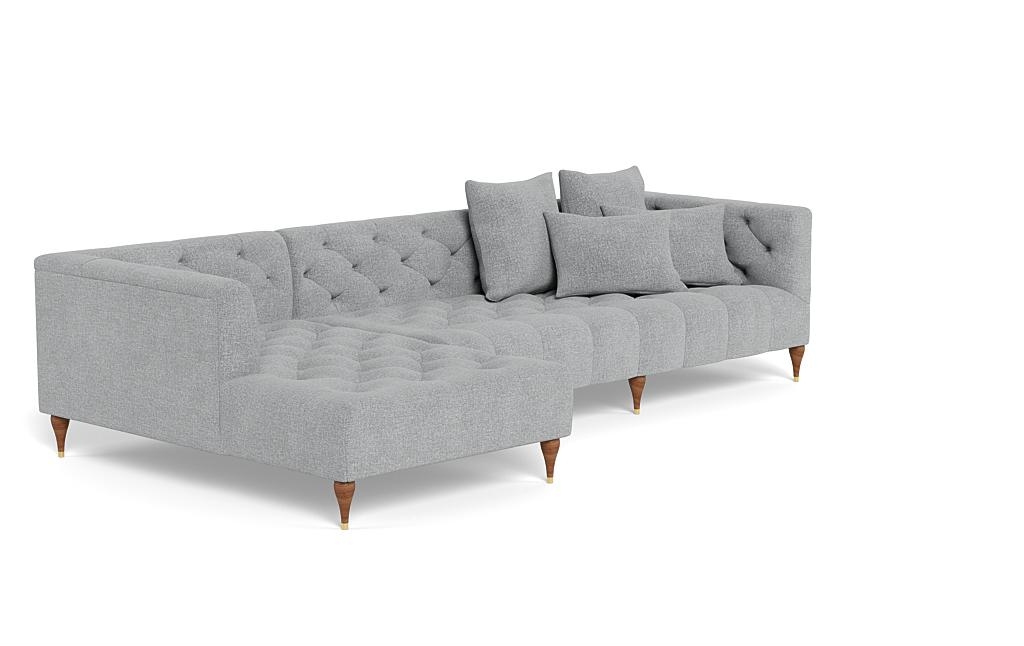 Ms. Chesterfield Sectional Sofa with Left Chaise by Apartment Therapy - Image 1