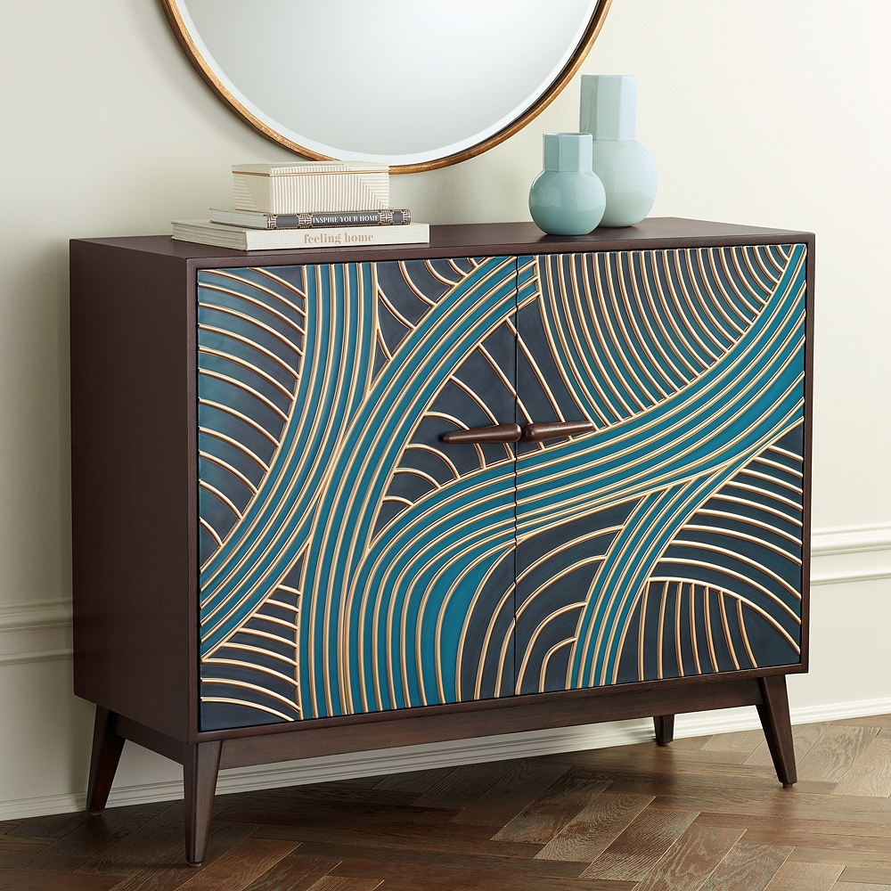 55 Downing Street Delilah 35 1/4" Wide Multicolor 2-Door Accent Chest - Image 0