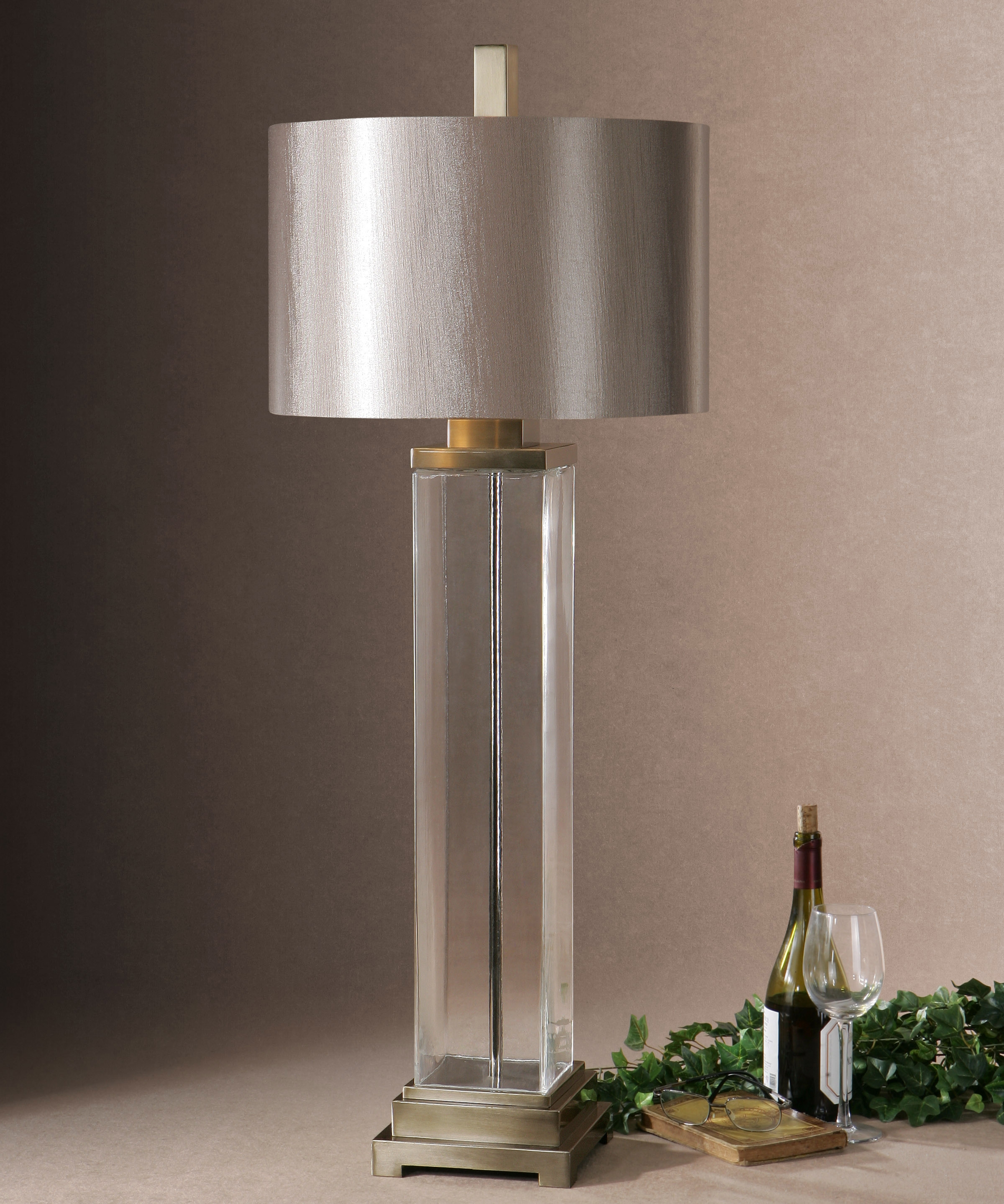 Drustan Clear Glass Table Lamp - Image 0