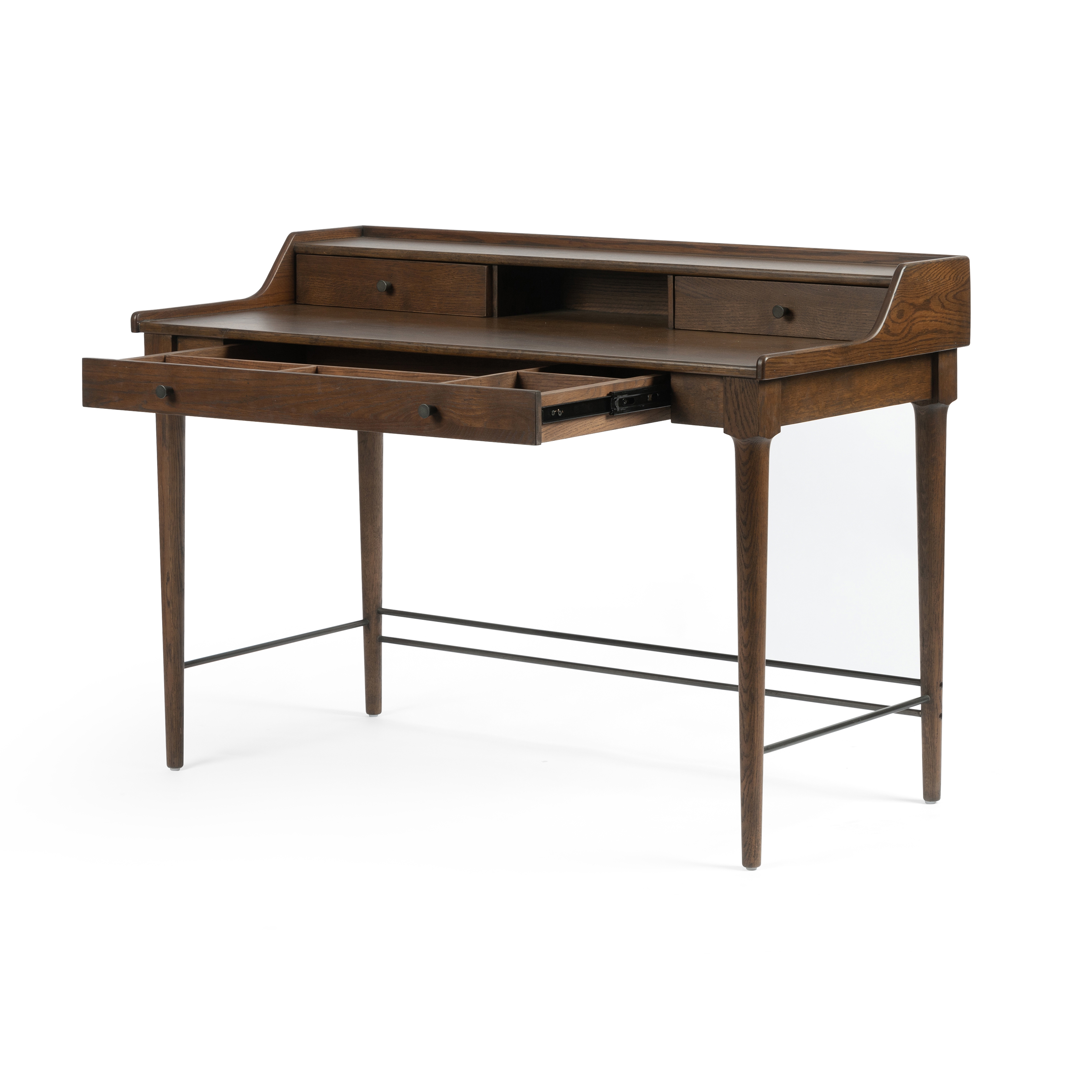 Moreau Writing Desk-Dark Toasted Oak - Image 1