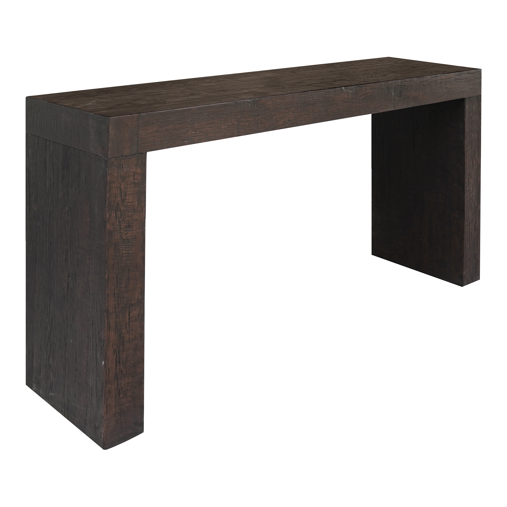 Evander Console Table Rustic Brown - Image 1