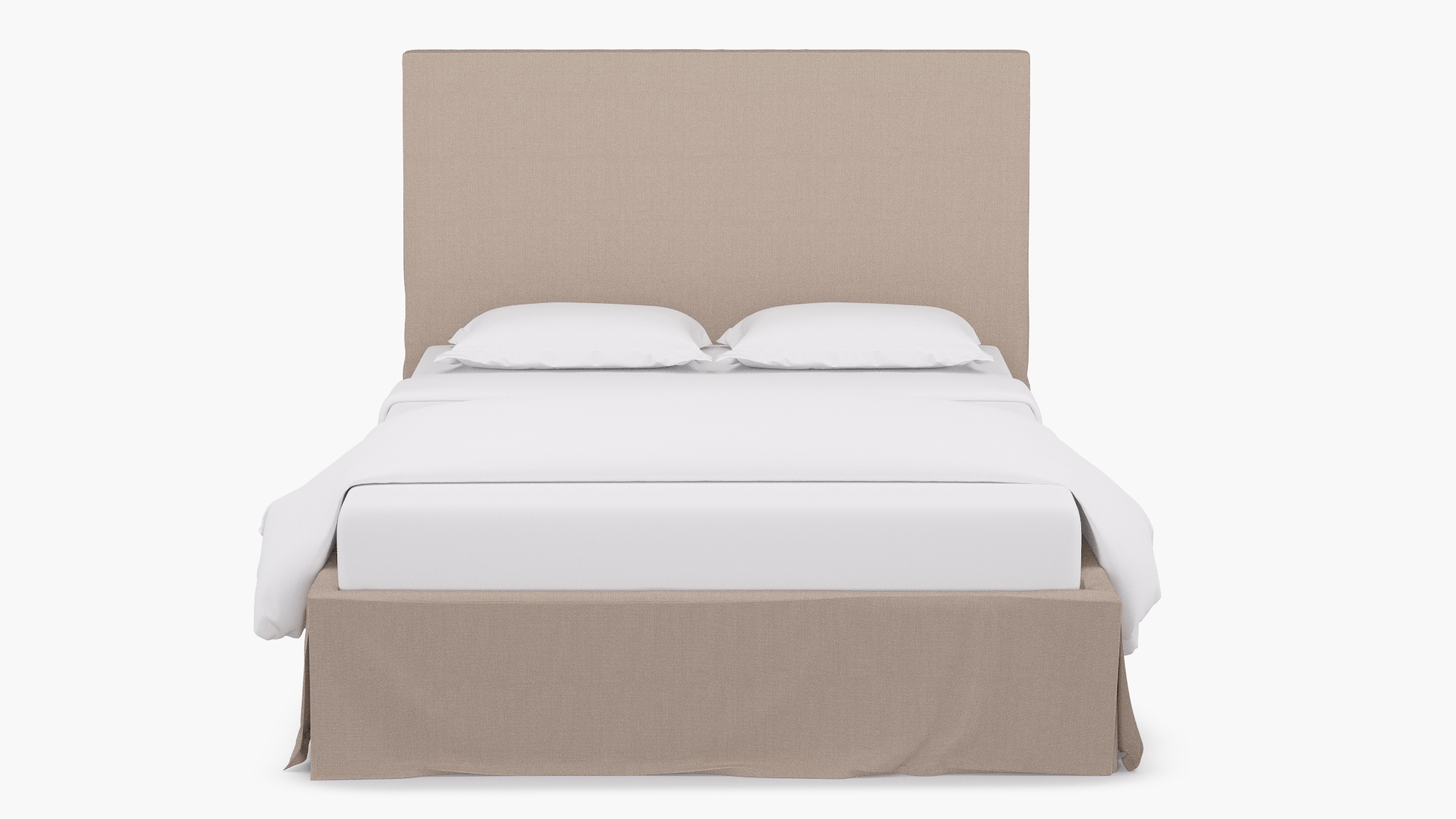 Slipcovered Bed, Husk Everyday Linen, Queen - Image 1