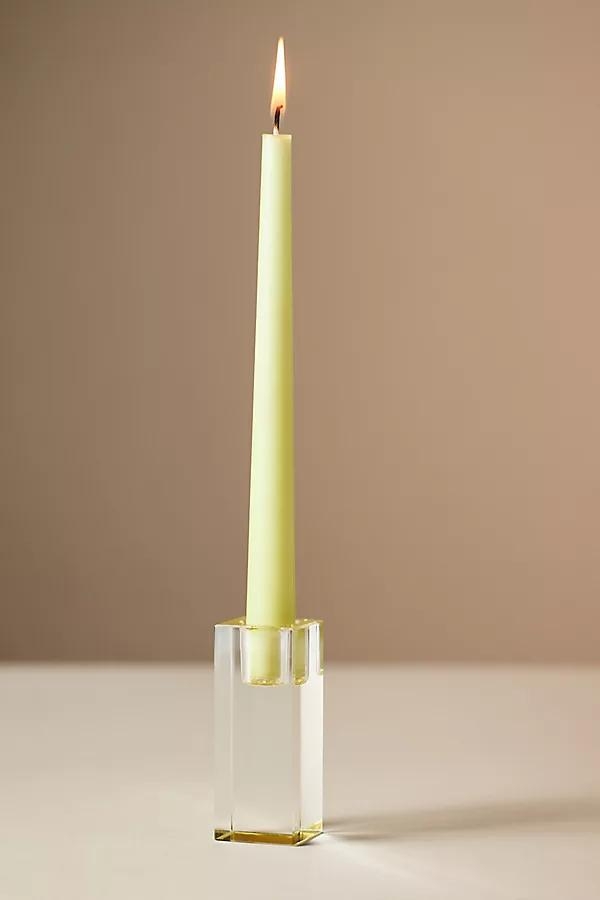 Modern Cut Glass Candle Holder - Image 0