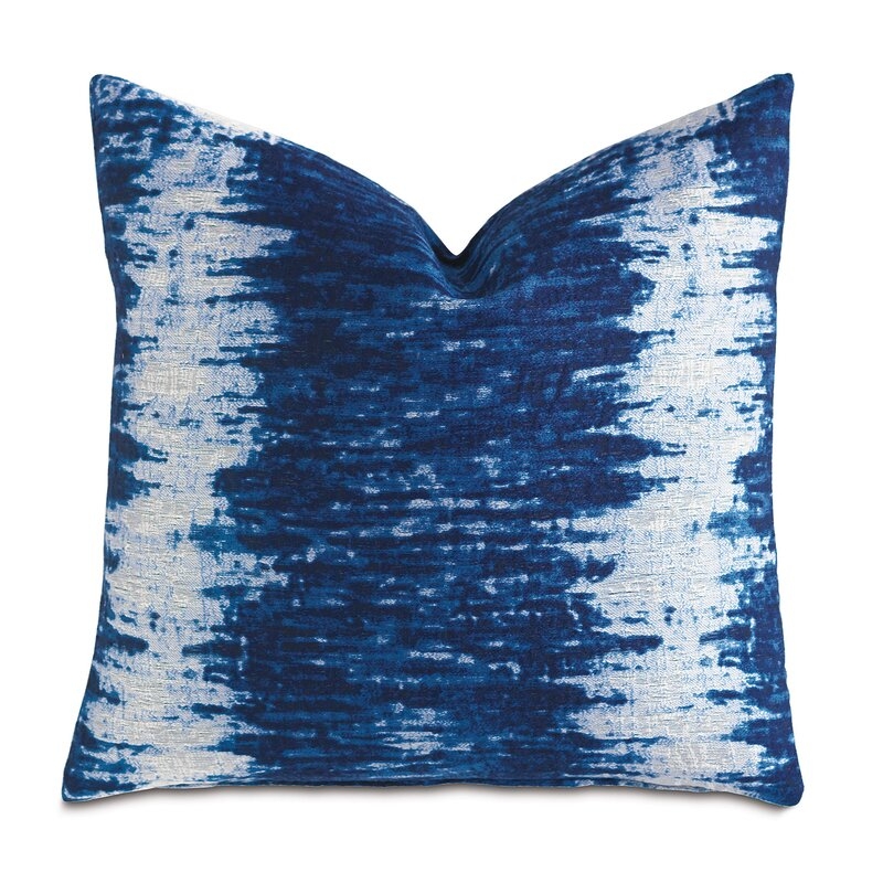Eastern Accents Indigo by Barclay Butera Square Pillow Cover & Insert - Image 0