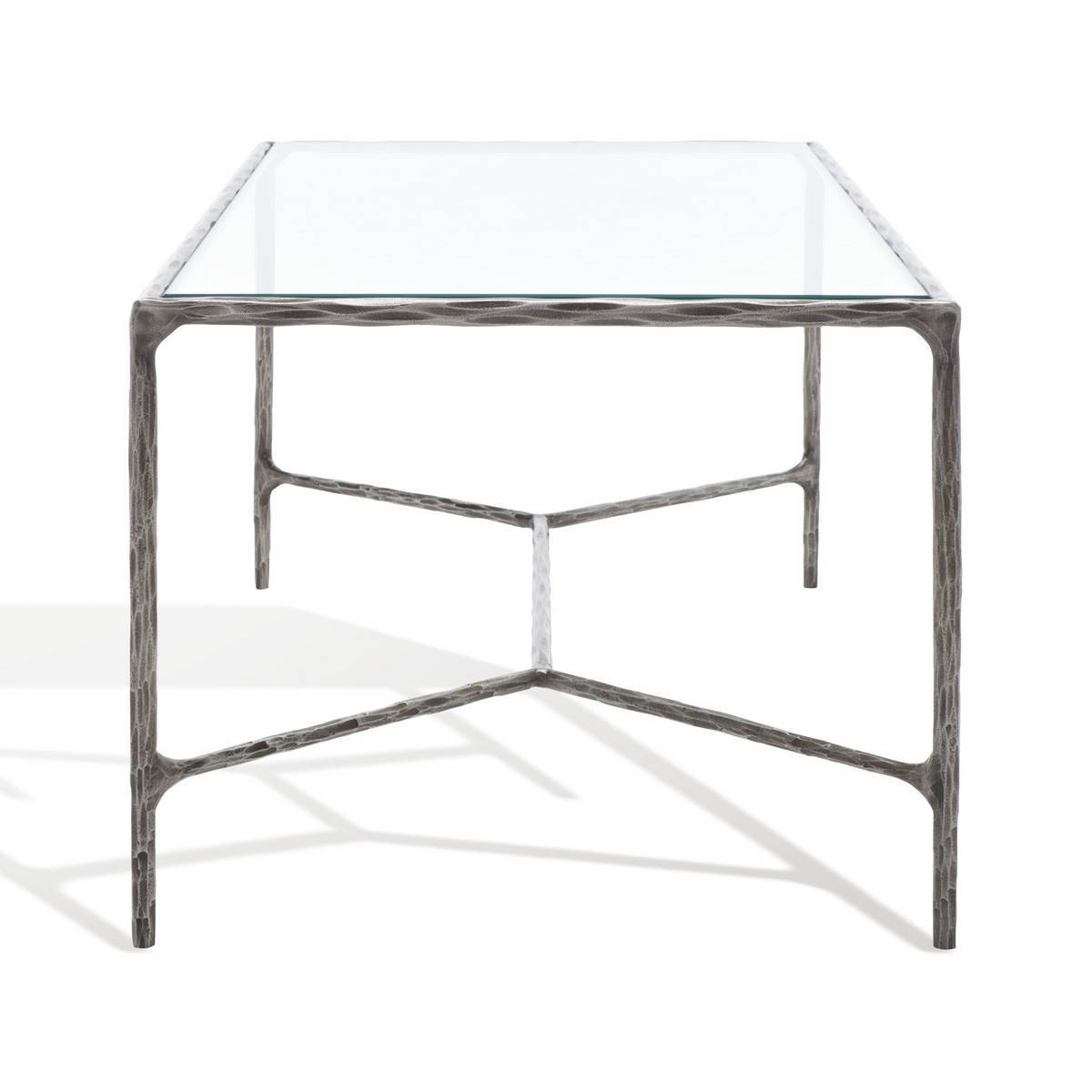 Jessa Metal Coffee Table - Silver - Image 5