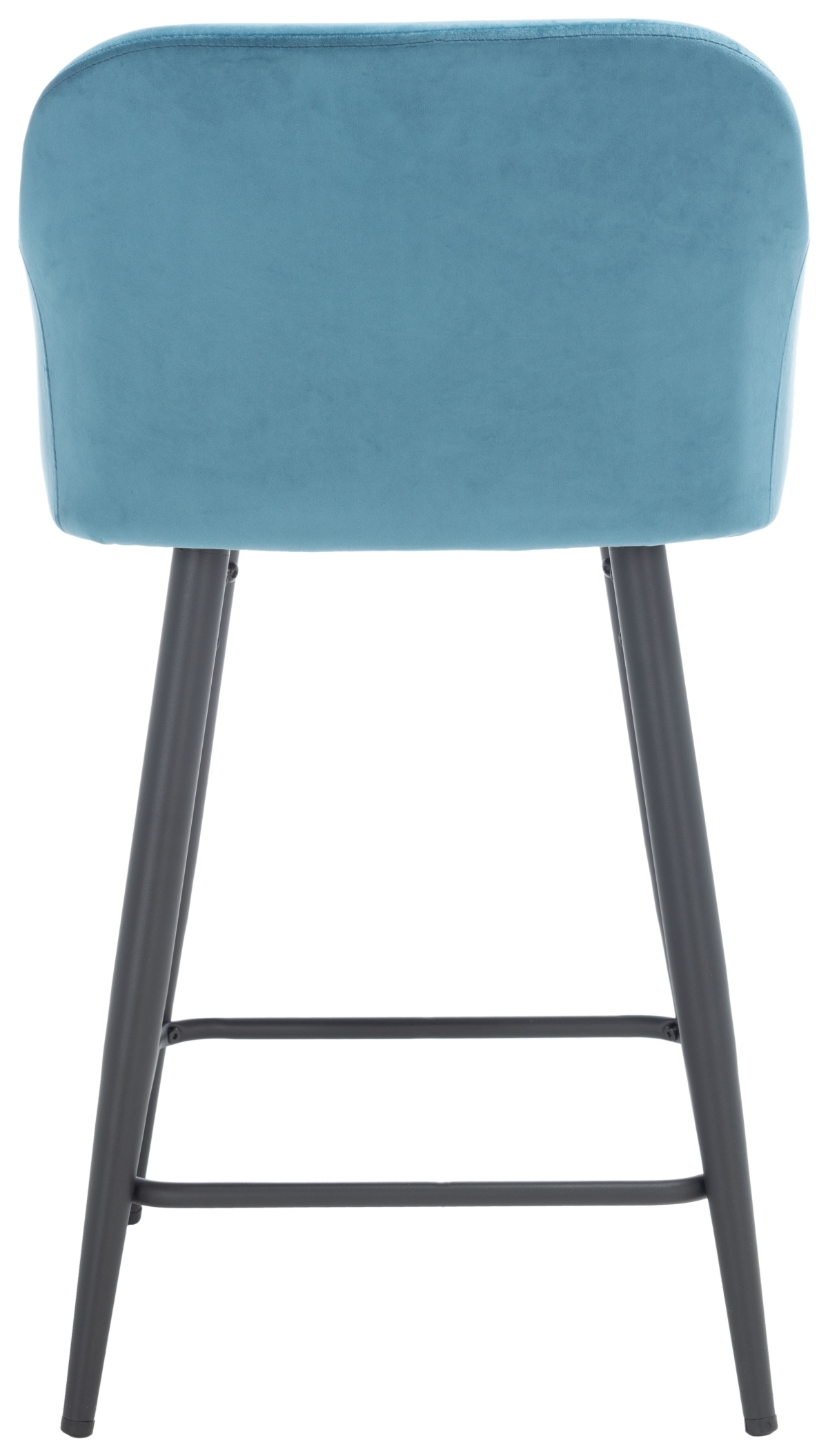 Cataleya Counter Stool - Denim Blue / Black - Safavieh - Image 6