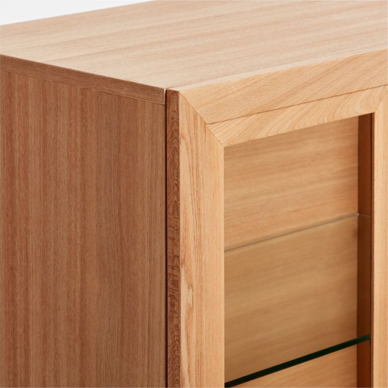 Calypso 90" Natural Wood Storage Media Console - Image 4