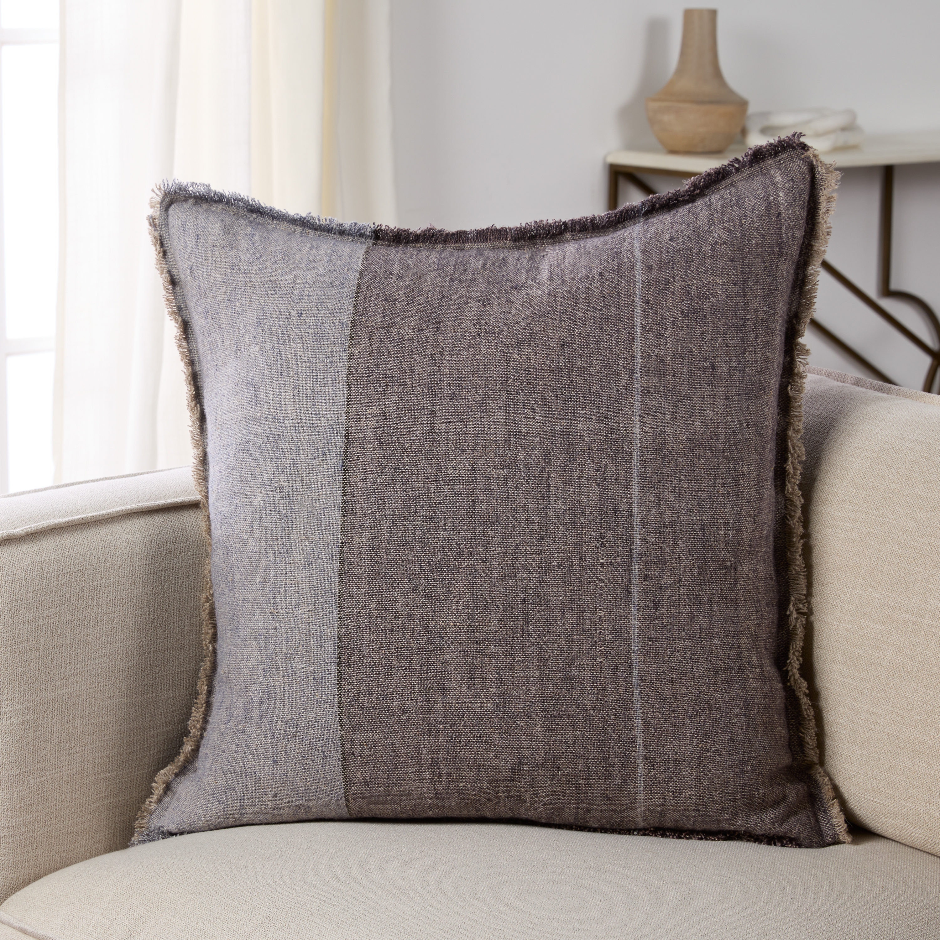 Design (US) Gray Slate 24"X24" Pillow - Image 3