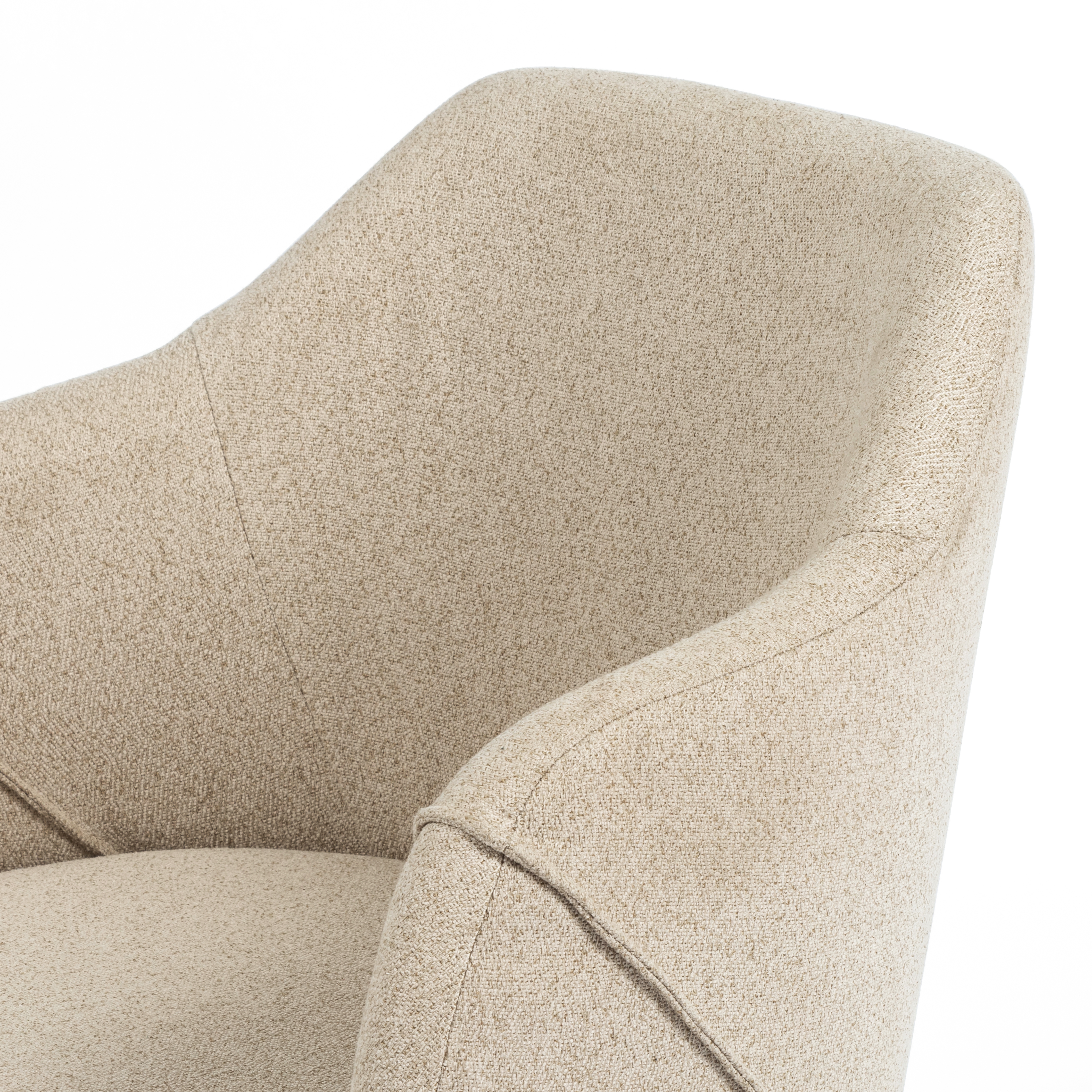 Edna Desk Chair-Fedora Oatmeal - Image 4