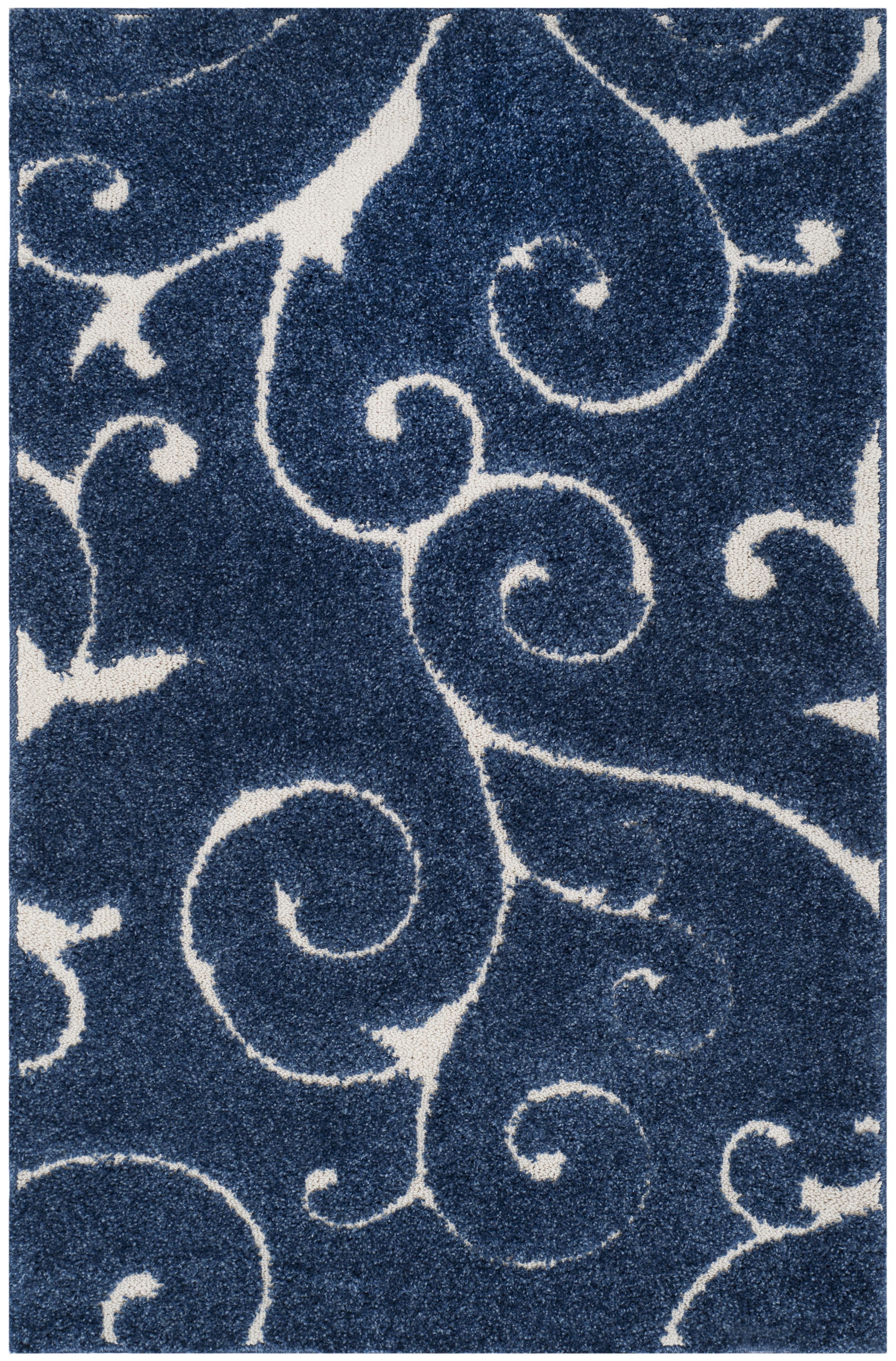 Arlo Home Woven Area Rug, SG455-6511, Dark Blue/Cream,  3' 3" X 5' 3" - Image 0
