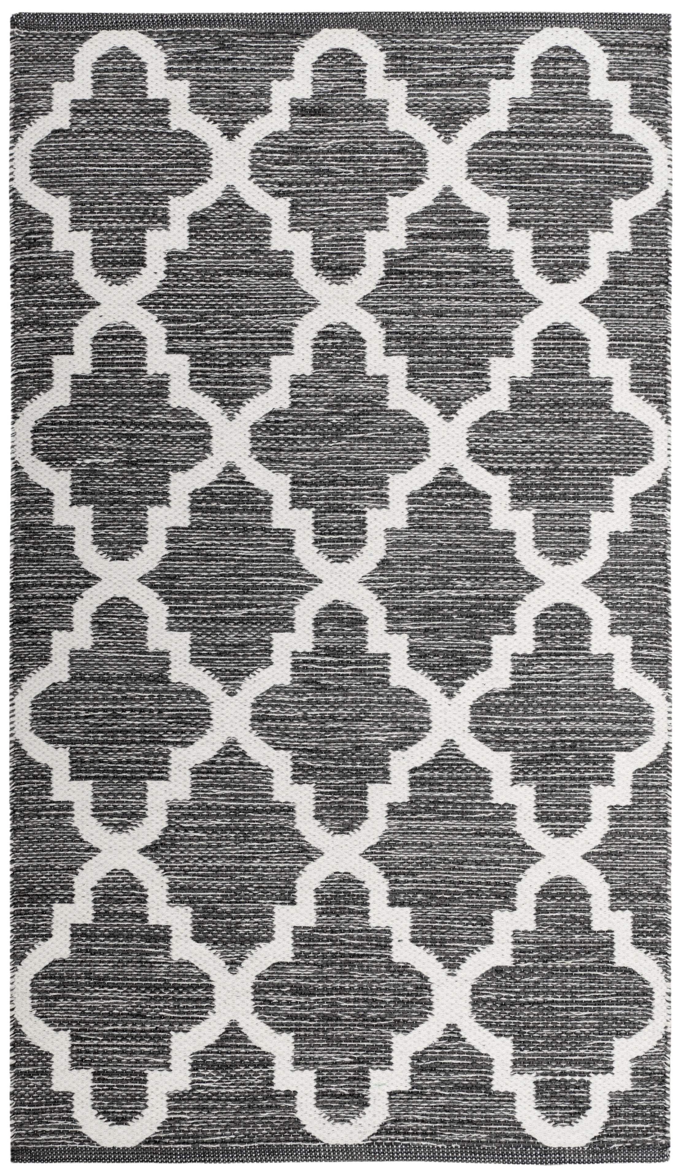 Arlo Home Hand Woven Area Rug, MTK611J, Charcoal/Ivory,  2' 3" X 7' - Image 0