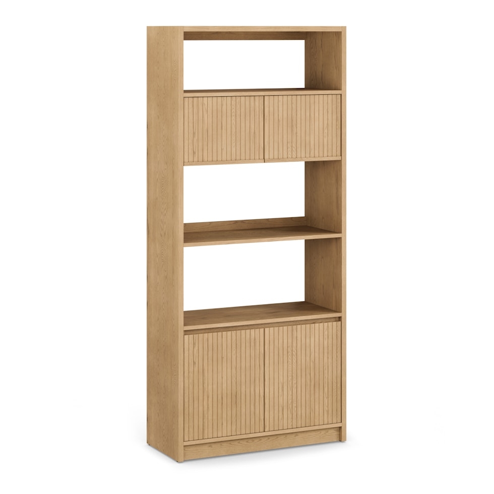 Kouva 36" Modular Bookcase - Natural Oak - Image 0