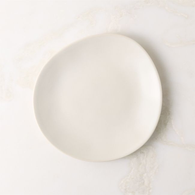 Selene Ivory Stoneware Salad Plate - Image 0