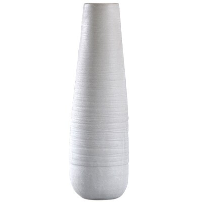 Affan Sand Gray Ceramic Vase - Image 0