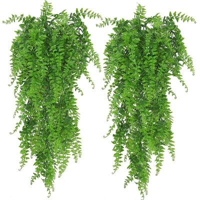 Faux Hanging Ivy Plants, Set of 2 - Image 0
