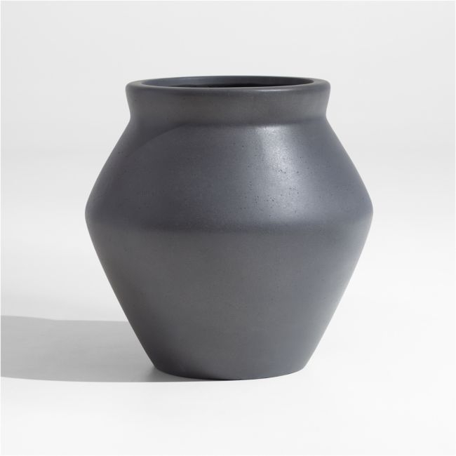 Wabi Small Slate Fiberstone Planter by Leanne Ford - Image 0