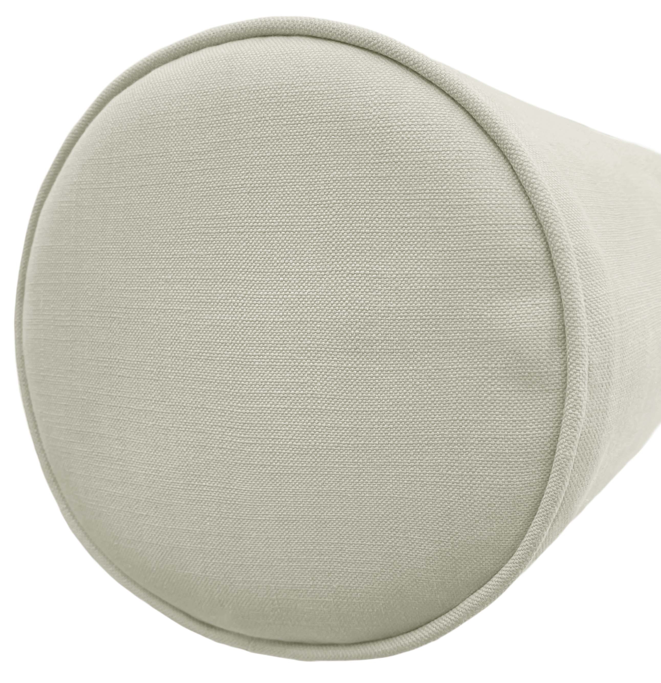 THE BOLSTER :: CLASSIC LINEN // DOVE GREY - TWIN XL // 9" X 30" - Image 1