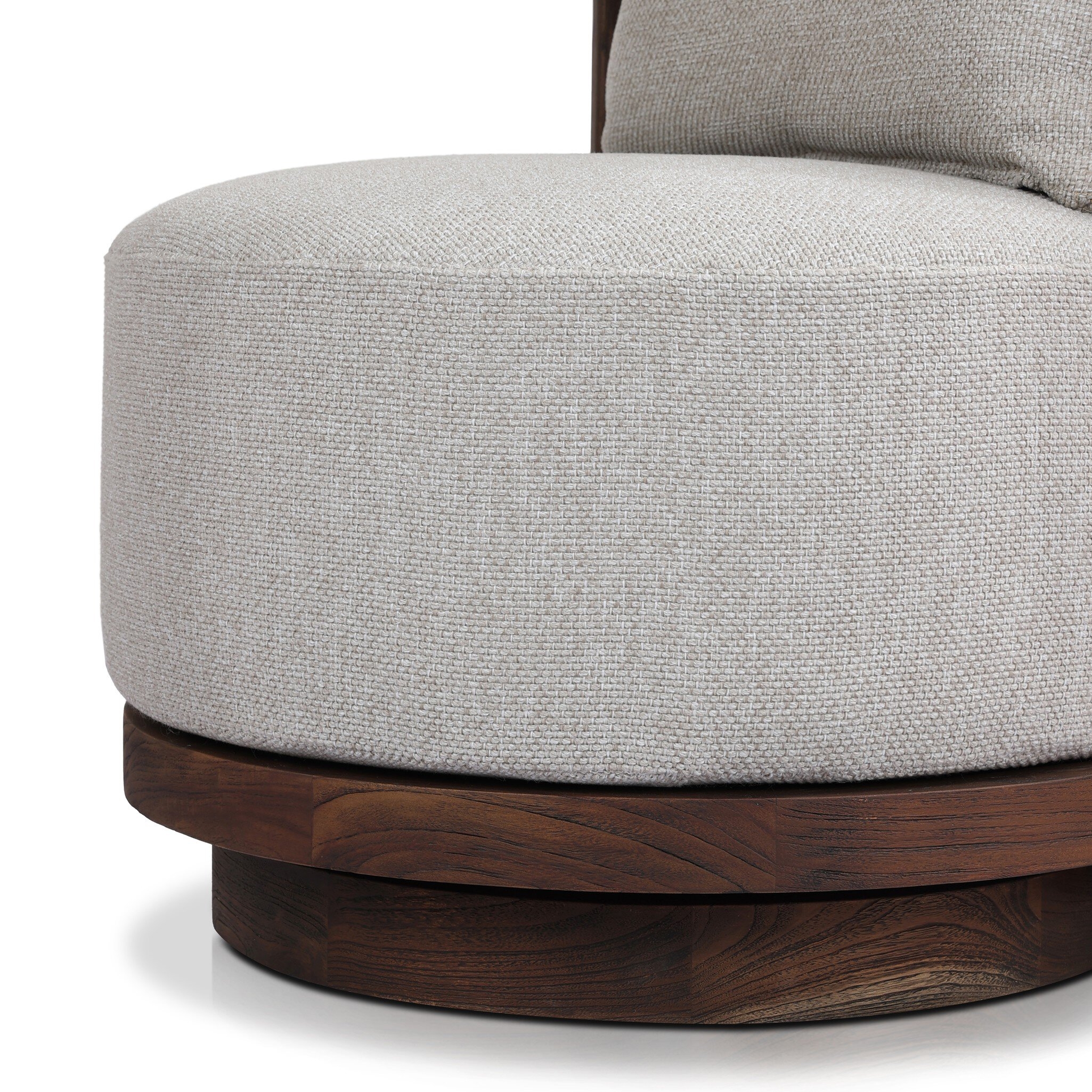 Ozzy Outdoor Swivel Chair - Ramiro Ecru - Image 6