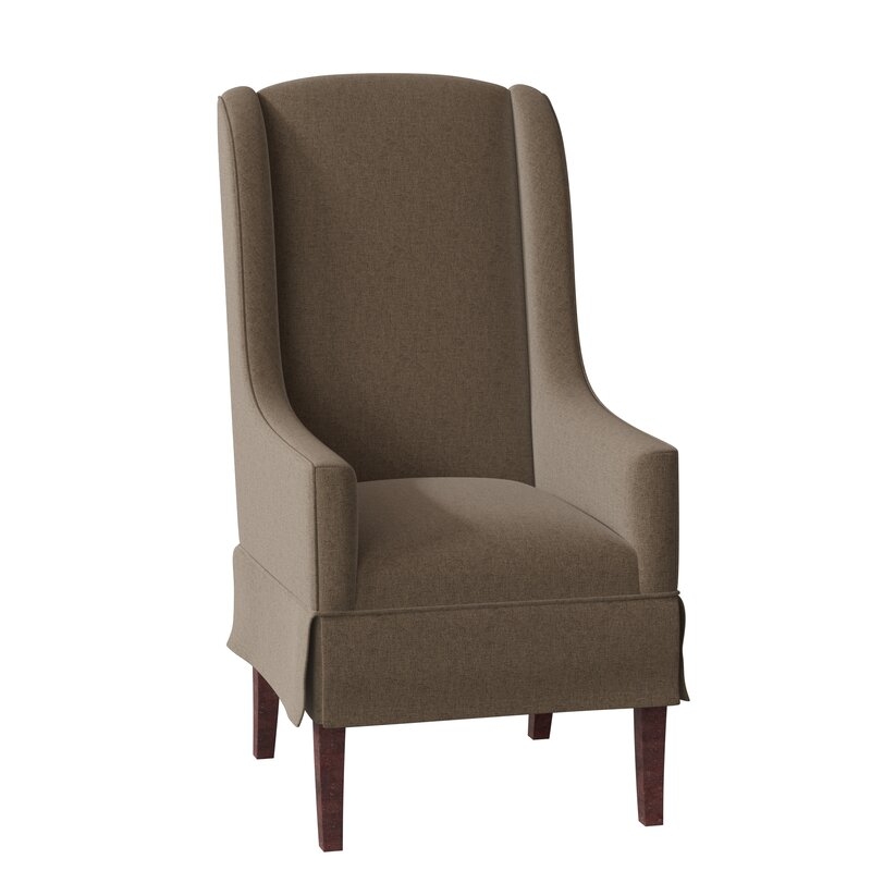 Fairfield Chair Reed Upholstered Wingback Arm Chair - Image 0