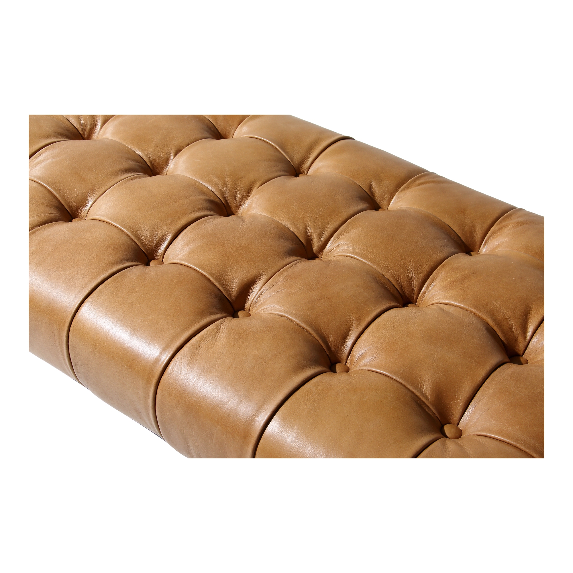 Wyatt Leather Bench Tan - Image 3