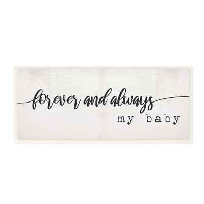 Forever And Always Sentiments Rustic Romantic Typography - Image 0